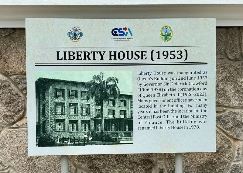 Liberty House (1953) Marker. Click for full size. Liberty House (1953) Marker image. Click for full size.