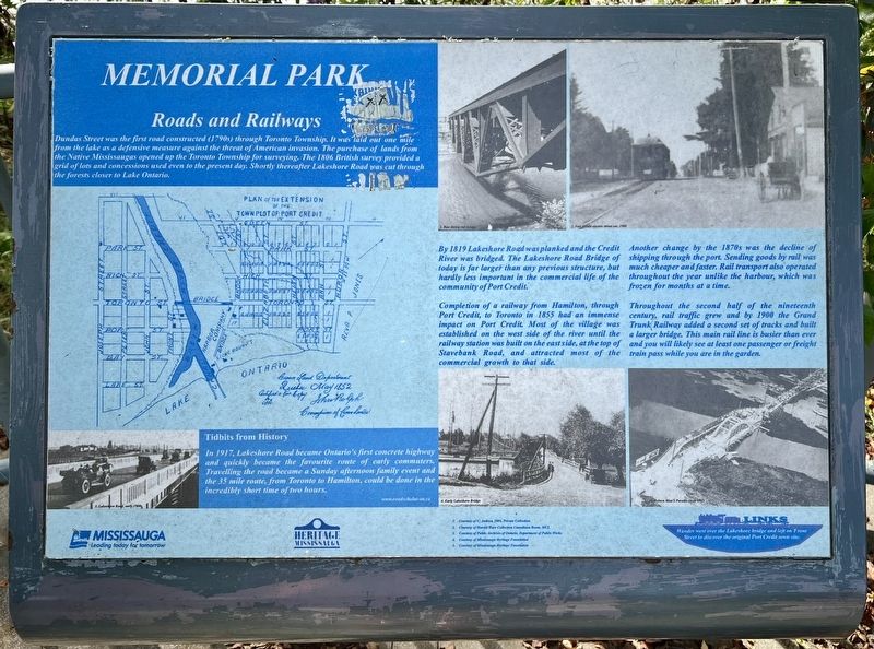 Memorial Park Marker image. Click for full size.