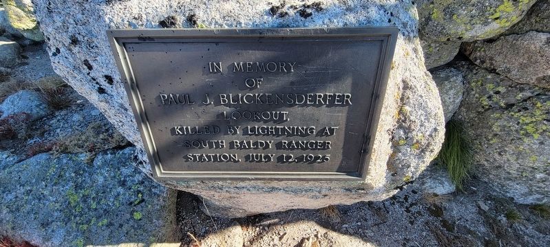 Death of Paul J. Blickensderfer Marker. Click for full size. Death of Paul J. Blickensderfer Marker image. Click for full size.