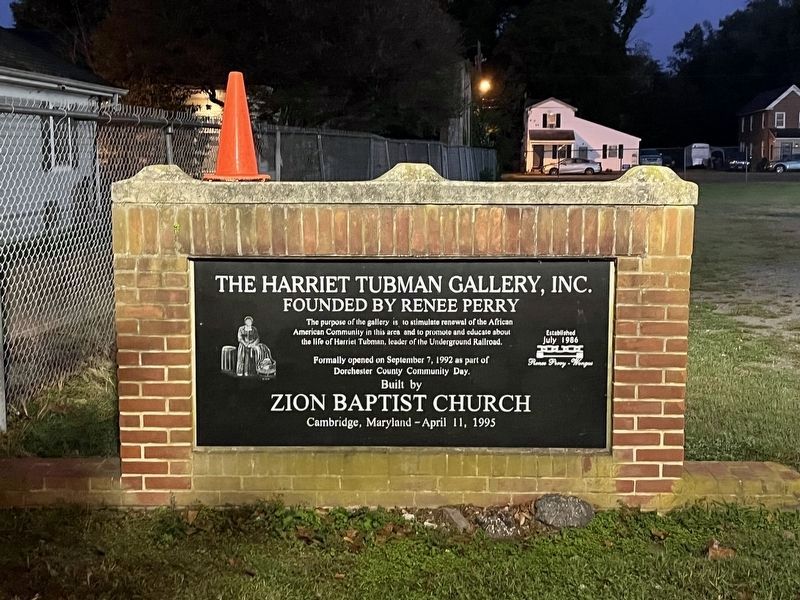 The Harriet Tubman Gallery, Inc. Marker image. Click for full size.