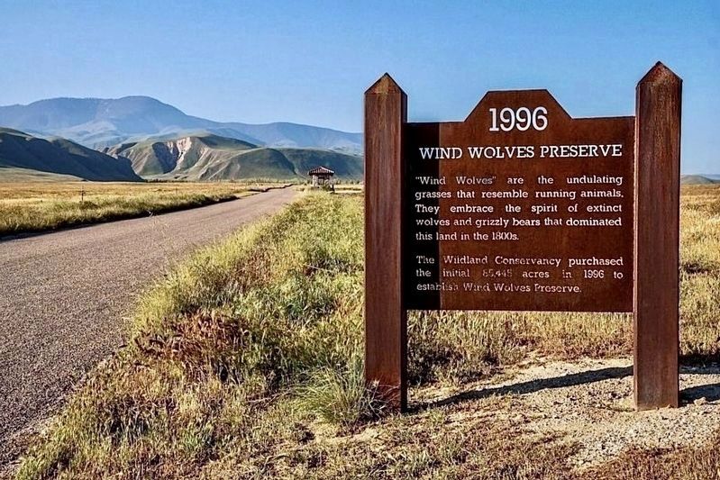 Wind Wolves Preserve Marker image. Click for full size.