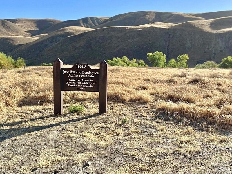 Jose Dominguez Adobe Site Marker image. Click for full size.