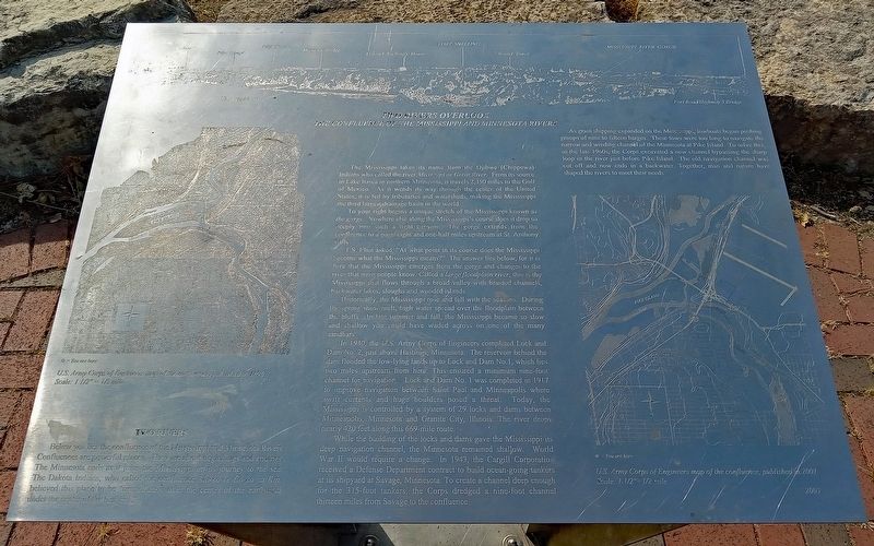 Two Rivers Overlook Marker. Click for full size. Two Rivers Overlook Marker image. Click for full size.