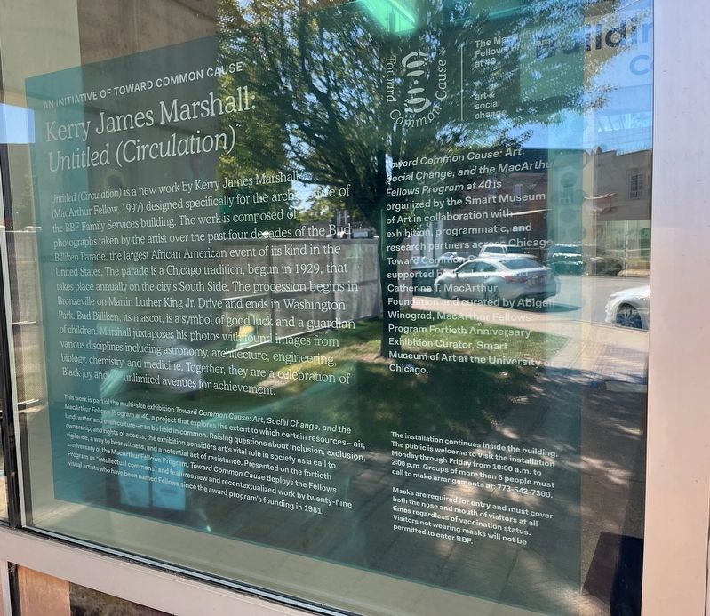 Kerry James Marshall: <i>Untitled (Circulation)</i> Marker. Click for full size. Kerry James Marshall: <i>Untitled (Circulation)</i> Marker image. Click for full size.