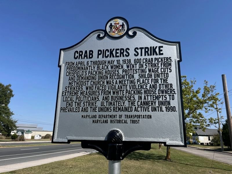 Crab Pickers Strike Marker. Click for full size. Crab Pickers Strike Marker image. Click for full size.