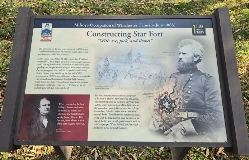 Constructing Star Fort Marker. Click for full size. Constructing Star Fort Marker image. Click for full size.