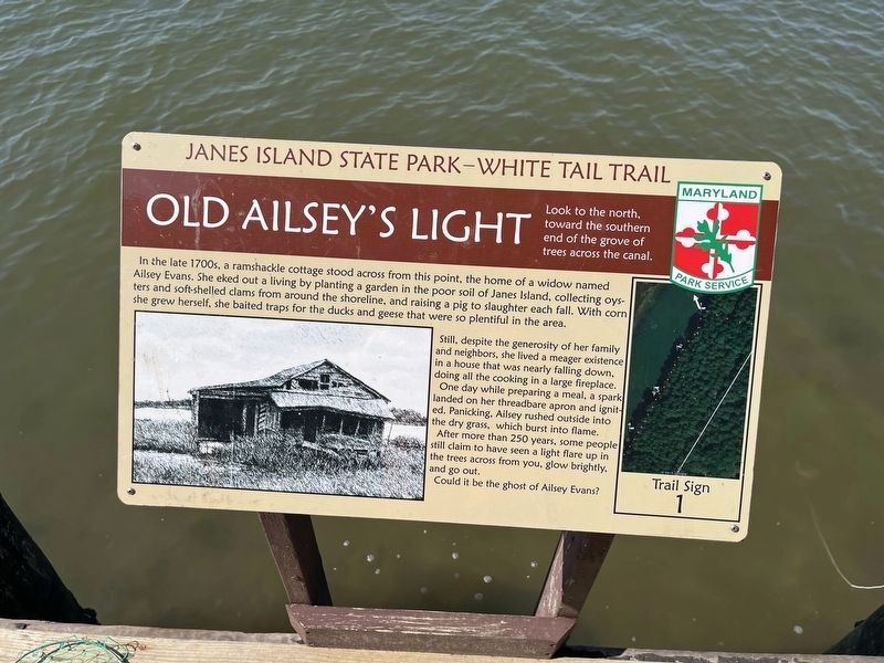 Old Ailsey's Light Marker image. Click for full size.
