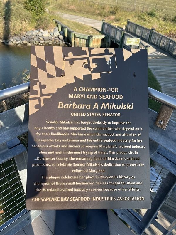 Barbara Mikulski Marker image. Click for full size.