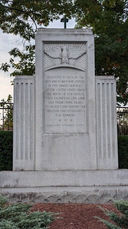 Veterans Memorial. Click for full size. Veterans Memorial image. Click for full size.