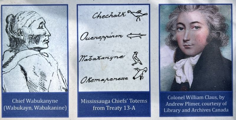The Mississauga Tract, 1805 marker photos detail image. Click for full size.