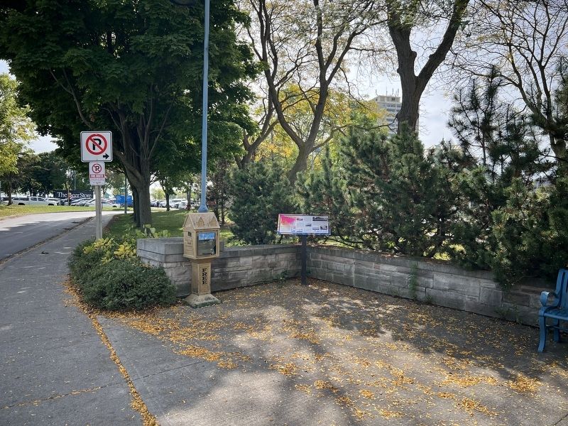 At the Mouth of the Credit Marker image. Click for full size.