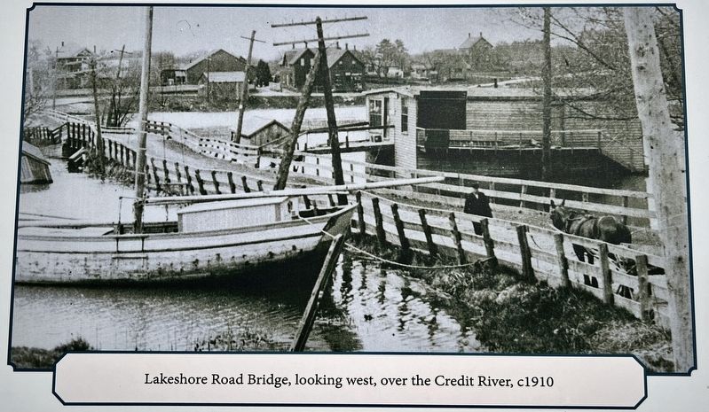 Crossing the River marker photo detail image. Click for full size.