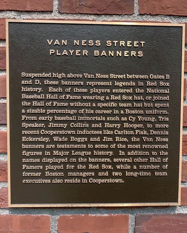 Van Ness Street Player Banners Marker image. Click for full size.