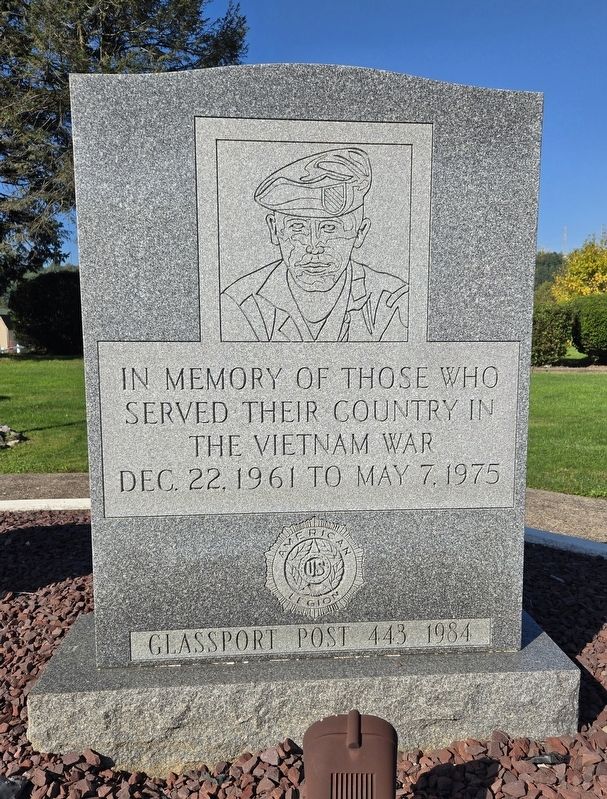 Glassport Vietnam War Memorial image. Click for full size.