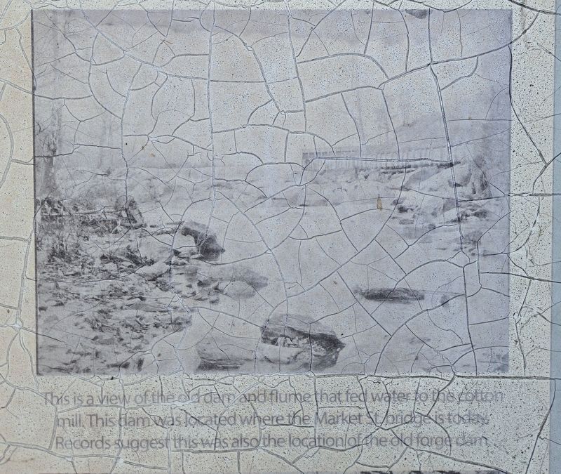Old dam and flume. Click for full size. Old dam and flume image. Click for full size.