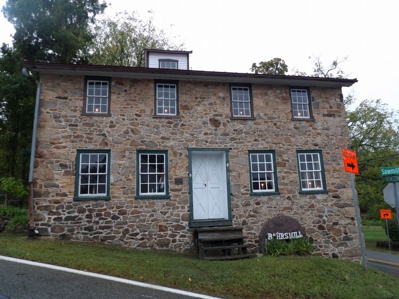 Bahr's Mill Marker image. Click for full size.