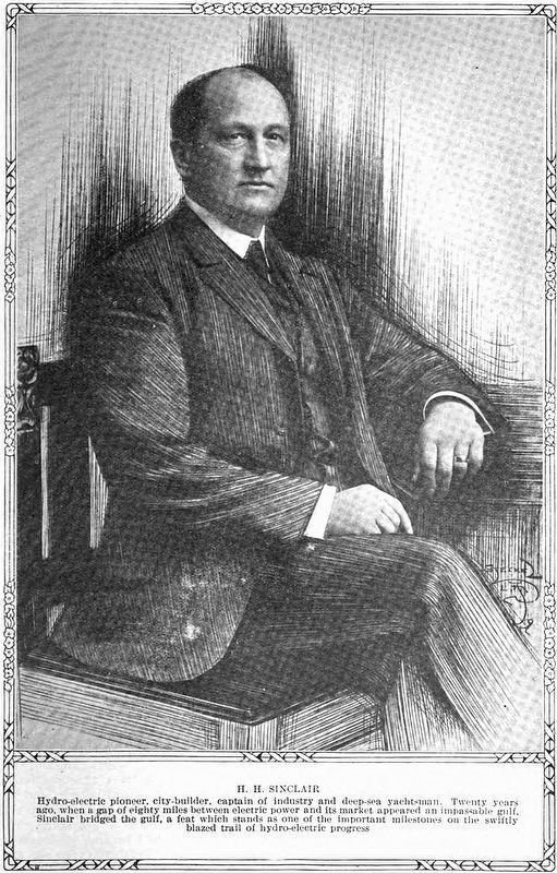 H.H. Sinclair - 1913. Click for full size. H.H. Sinclair - 1913 image. Click for full size.