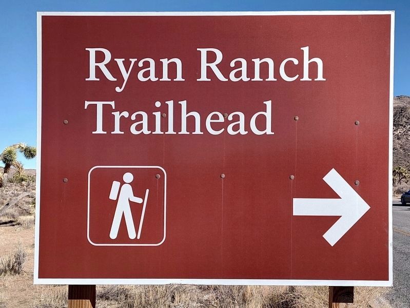 Ryan Ranch Trailhead Sign. Click for full size. Ryan Ranch Trailhead Sign image. Click for full size.
