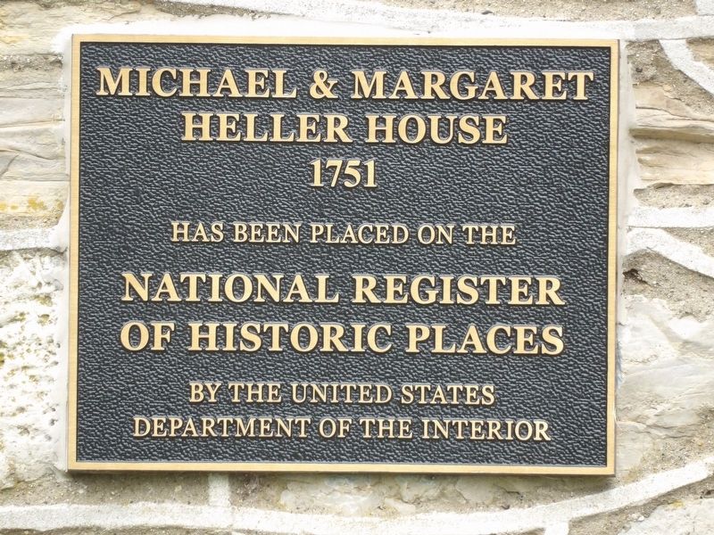 Michael & Margaret Heller House Marker image. Click for full size.
