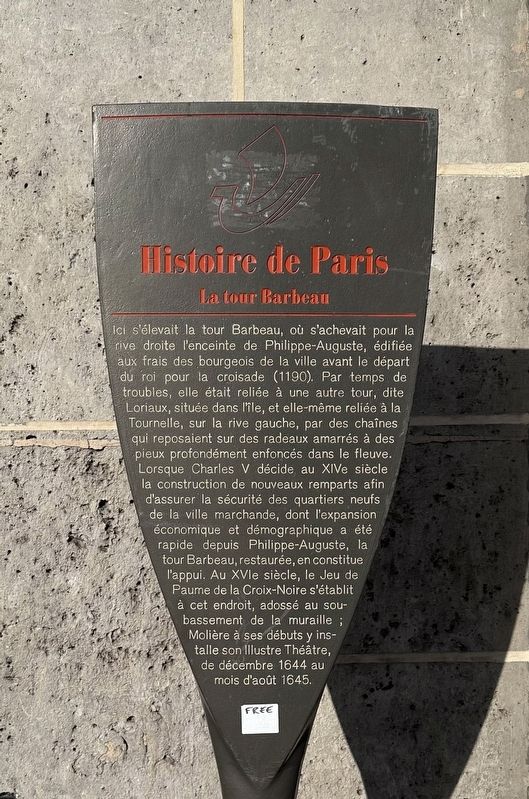 La tour Barbeau / The Barbeau Tower Marker. Click for full size. La tour Barbeau / The Barbeau Tower Marker image. Click for full size.