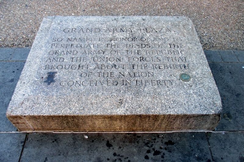 Grand Army Plaza Marker image. Click for full size.