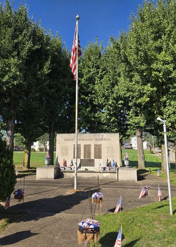 Liberty Borough Memorial. Click for full size. Liberty Borough Memorial image. Click for full size.
