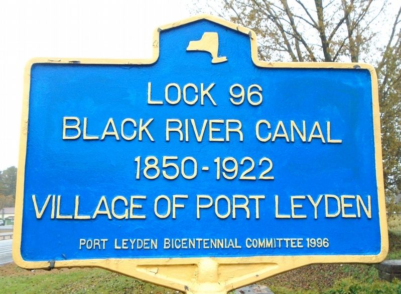 Black River Canal Lock 96 Marker. Click for full size. Black River Canal Lock 96 Marker image. Click for full size.