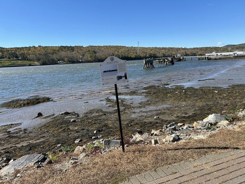 Bucksport�s Tanneries Marker image. Click for full size.
