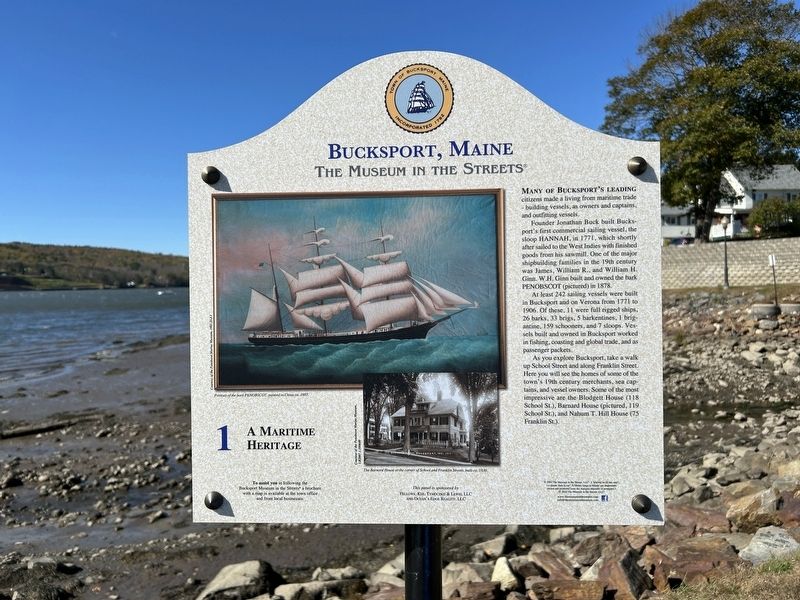 A Maritime Heritage Marker. Click for full size. A Maritime Heritage Marker image. Click for full size.