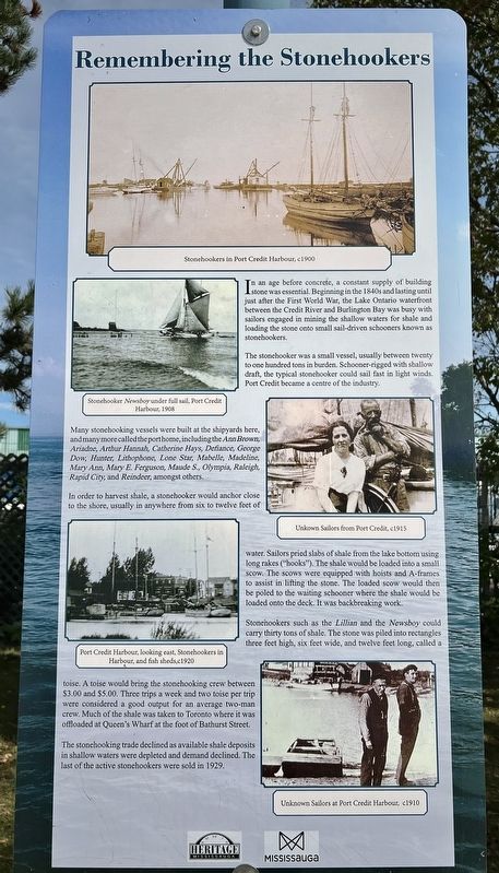 Remembering the Stonehookers Marker image. Click for full size.