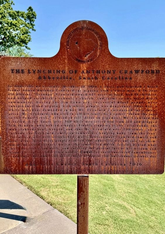The Lynching of Anthony Crawford image. Click for full size.