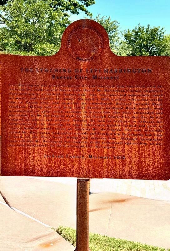 Lynching of Levi Harrington Marker image. Click for full size.