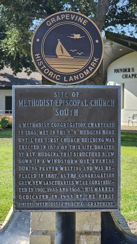 Site of Methodist Episcopal Church South Marker image. Click for full size.