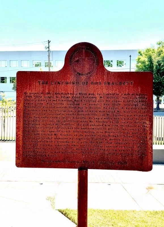 The Lynching of Bob Brackett Marker image. Click for full size.