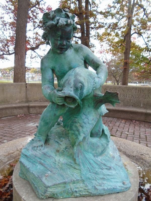 Harry L Johnson Memorial Fountain Sculpture image. Click for full size.