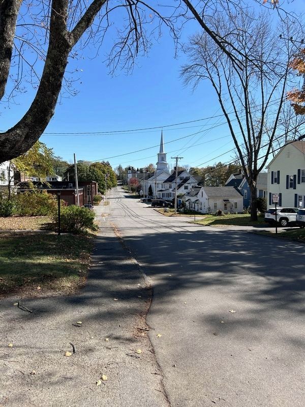Looking East Along Franklin Street. image. Click for full size.
