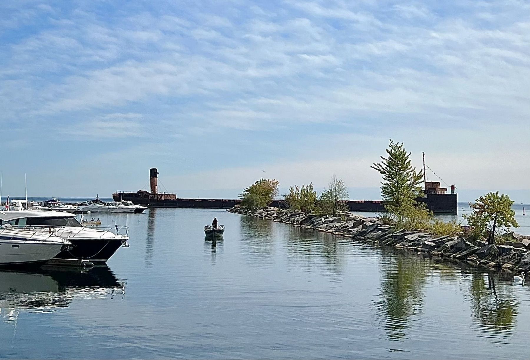 The Ridgetown, Port Credit harbour, 2024 image. Click for full size.