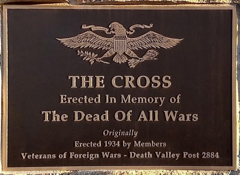 The Mojave Cross Marker image. Click for full size.