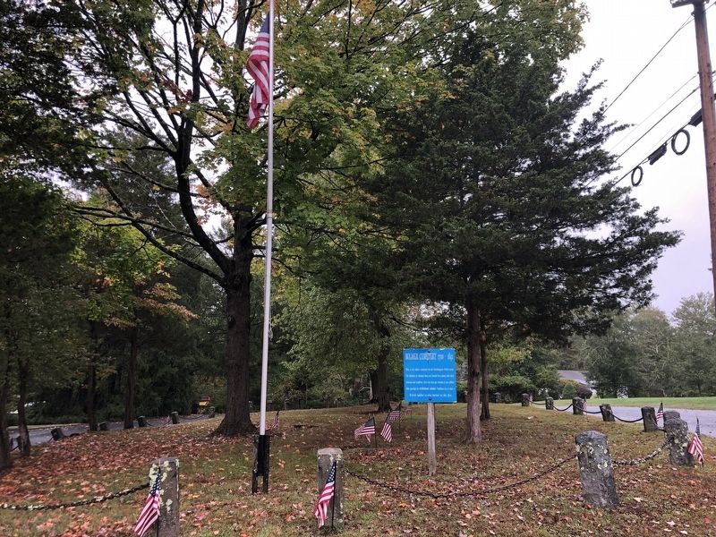 Bolmer Cemetery Marker. Click for full size. Bolmer Cemetery Marker image. Click for full size.