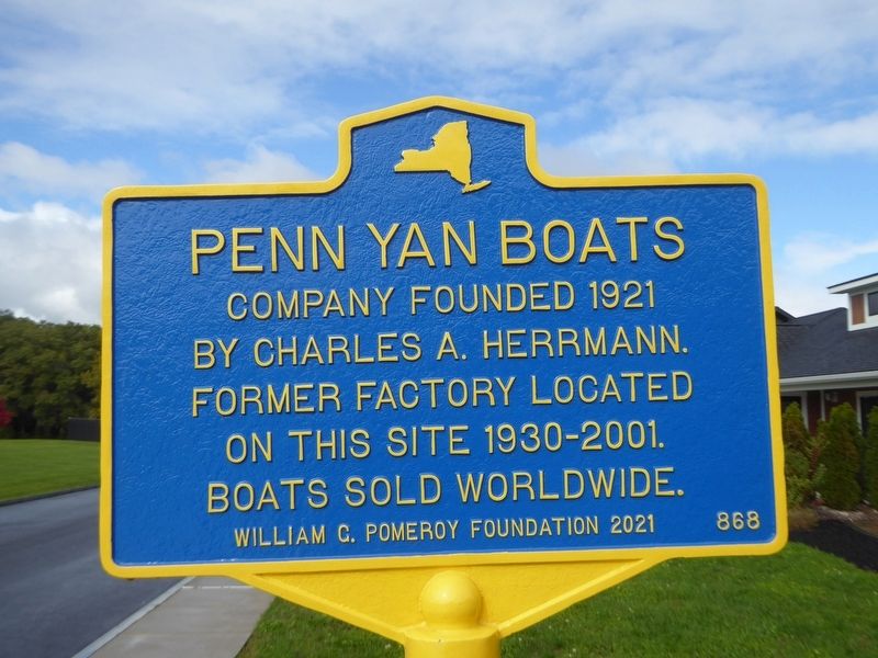 Penn Yan Boats Marker image. Click for full size.