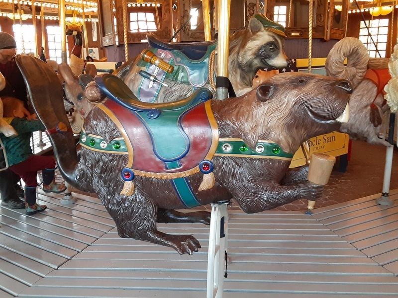 The Empire State Carousel "Bucky Beaver". Click for full size. The Empire State Carousel "Bucky Beaver" image. Click for full size.