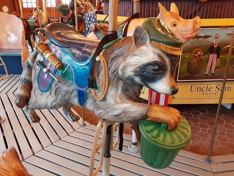 The Empire State Carousel Raccoon. Click for full size. The Empire State Carousel Raccoon image. Click for full size.