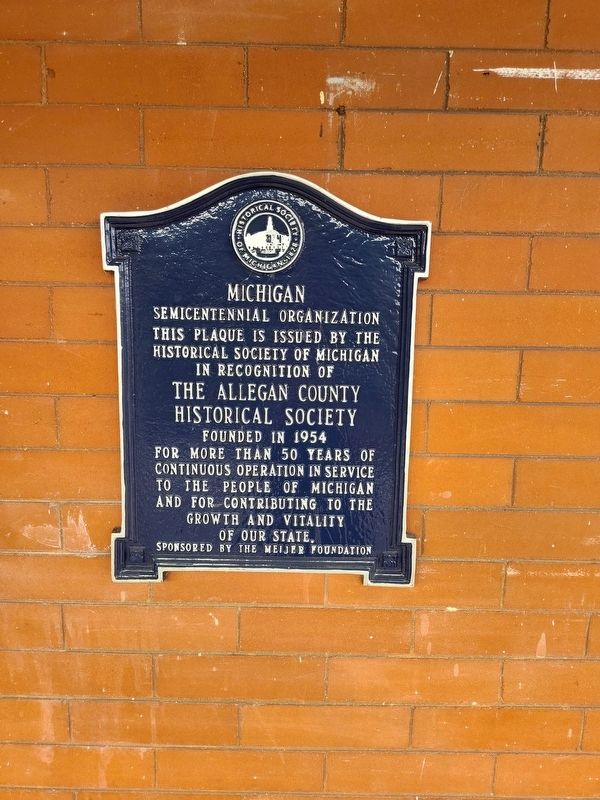 Allegan County Historical Society  Marker image. Click for full size.