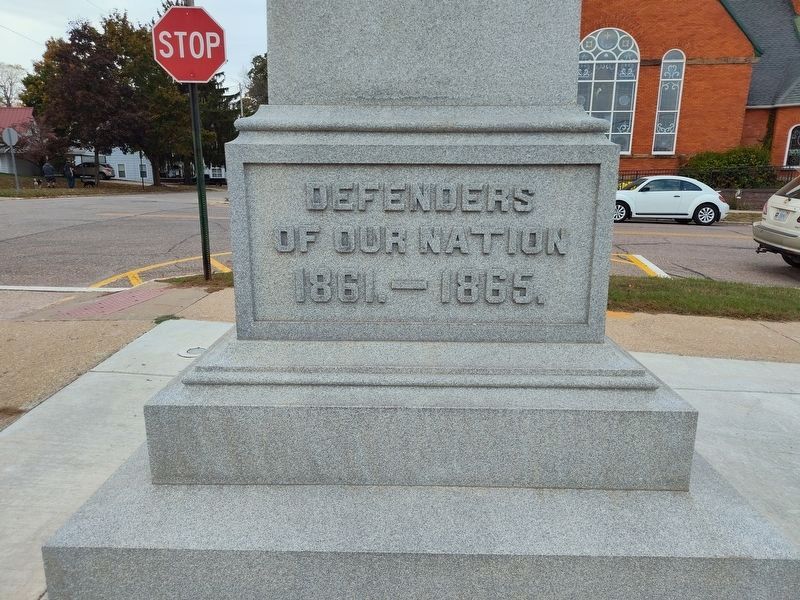Allegan Civil War Memorial image. Click for full size.