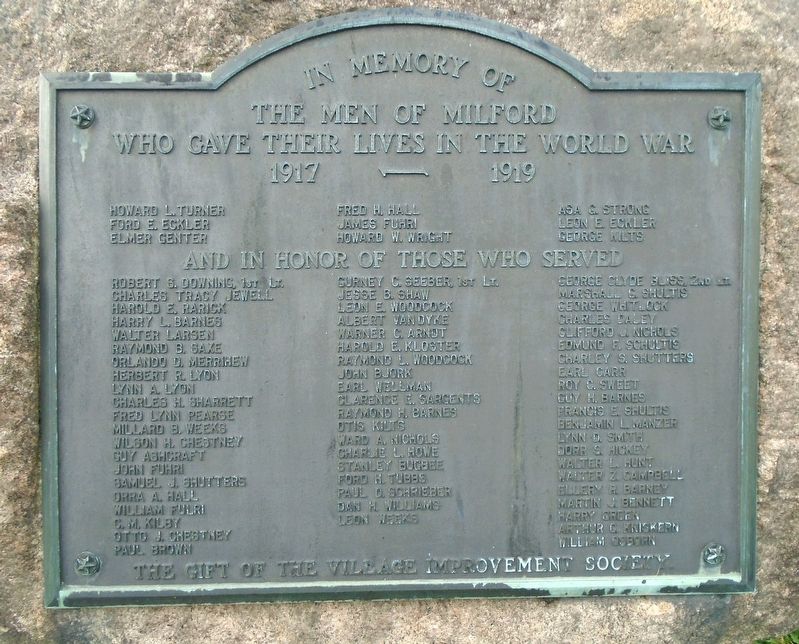 World War Memorial. Click for full size. World War Memorial image. Click for full size.