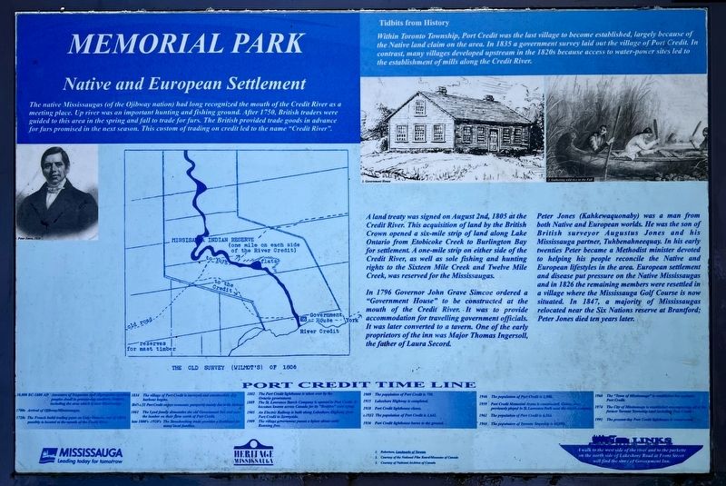Memorial Park Marker image. Click for full size.