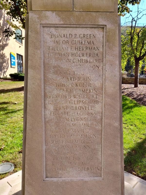 The Grand Rapids Junior College Memorial. Click for full size. The Grand Rapids Junior College Memorial image. Click for full size.