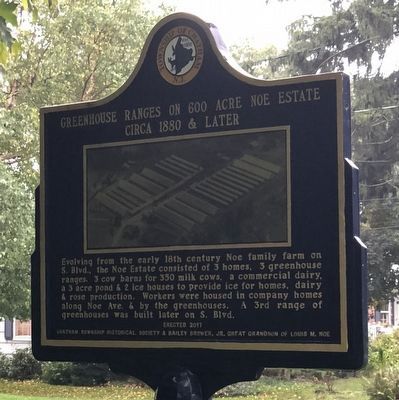 Greenhouse Ranges on 600 Acre Noe Estate side of marker image. Click for full size.