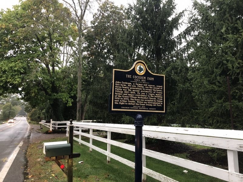 The Cockrem Farm Marker. Click for full size. The Cockrem Farm Marker image. Click for full size.