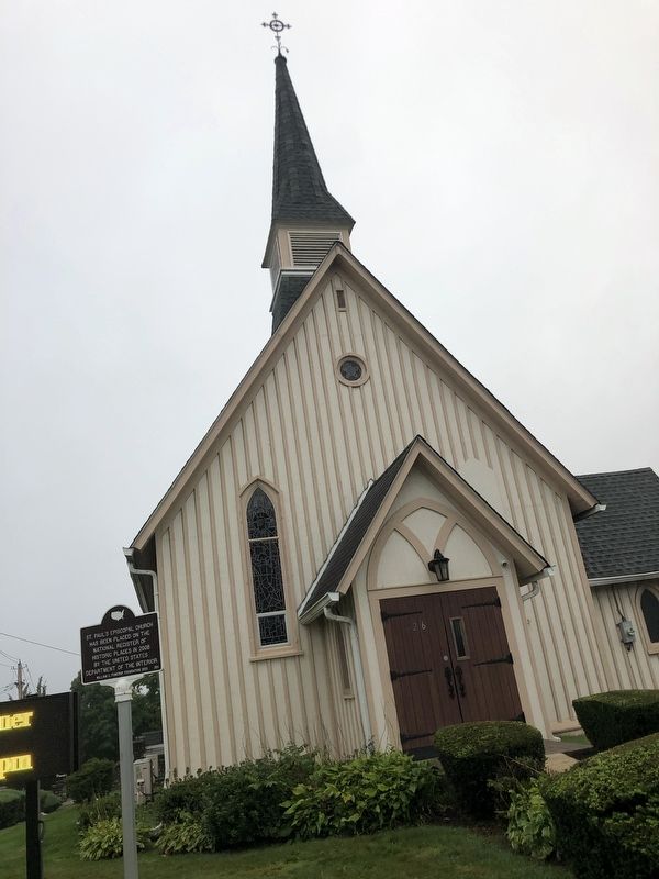 St. Paul's Episcopal Church Marker. Click for full size. St. Paul's Episcopal Church Marker image. Click for full size.